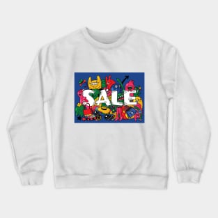 SALE banner template design Crewneck Sweatshirt